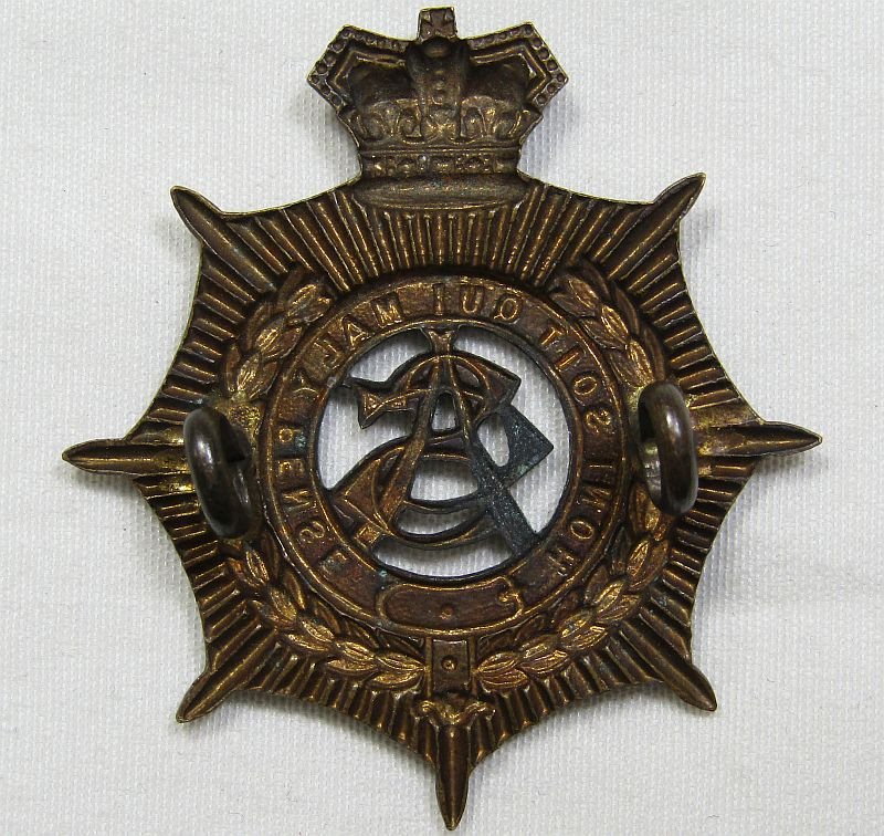 British Victorian Army Service Corps Cap Badge — image 2
