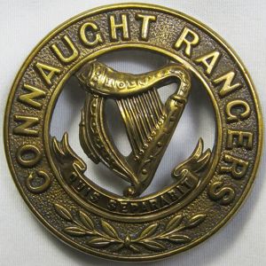 Connaught Rangers Helmet Plate Center