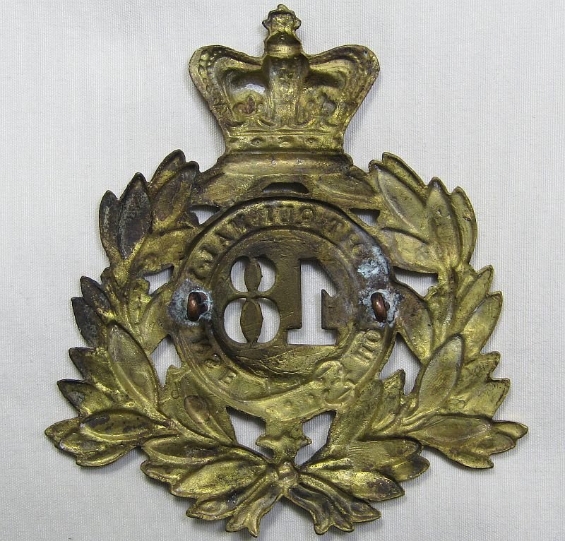 Victorian 18th Regiment of Foot Shako / Helmet Badge — image 2