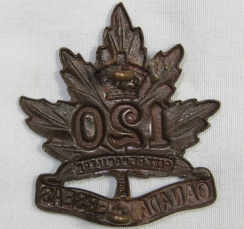 WWI Canadian 120th Infantry Battalion Cap Badge — image 2