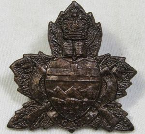 University of Alberta COTC Collar Badge