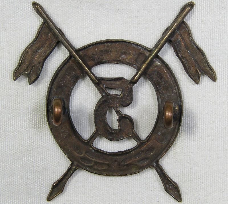5th Lancers Royal Irish Cap Badge — image 2