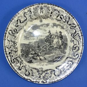 Antique Porcelain Plate Commemorates Napoleon and the 1797 'Passage Du …