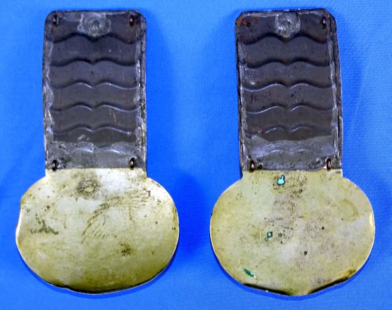 British Victorian Era Queen's Own Worcestershire Yeomanry Cavalry Shoulder Scales — image 2