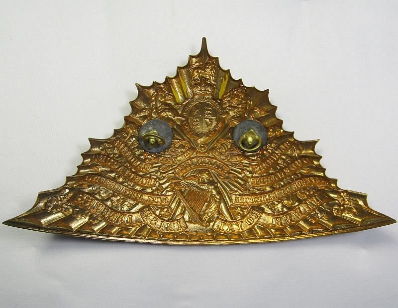 5th Royal Irish Lancers Tchapka Helmet Plate — image 2