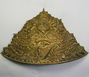 5th Royal Irish Lancers Tchapka Helmet Plate