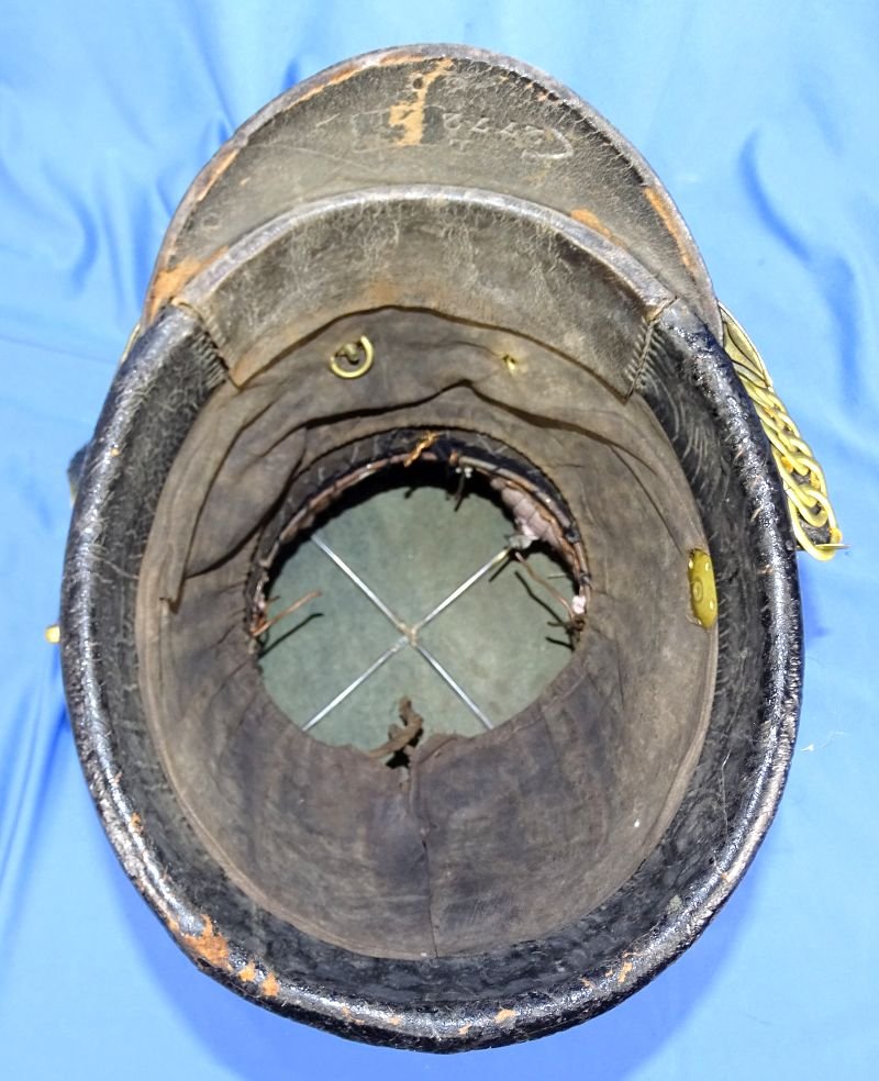 British Victorian Era 9th (Queen's Royal) Lancer Regiment EM/NCO Helmet — image 7