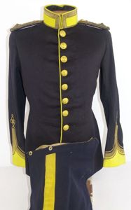 Victorian Era British Army Pay Department Officer Dress Uniform