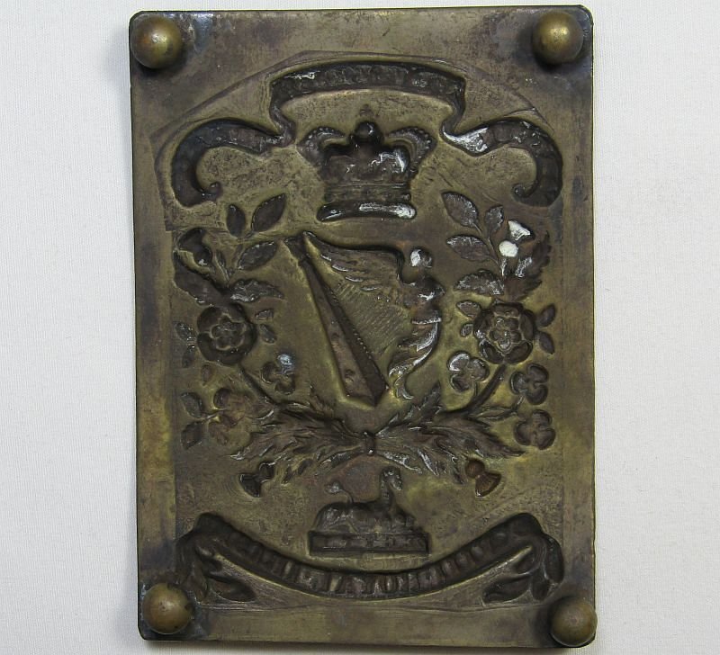Victorian 18th Royal Irish Cross Belt Plate — image 2