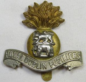 Royal Dublin Fusiliers Cap Badge