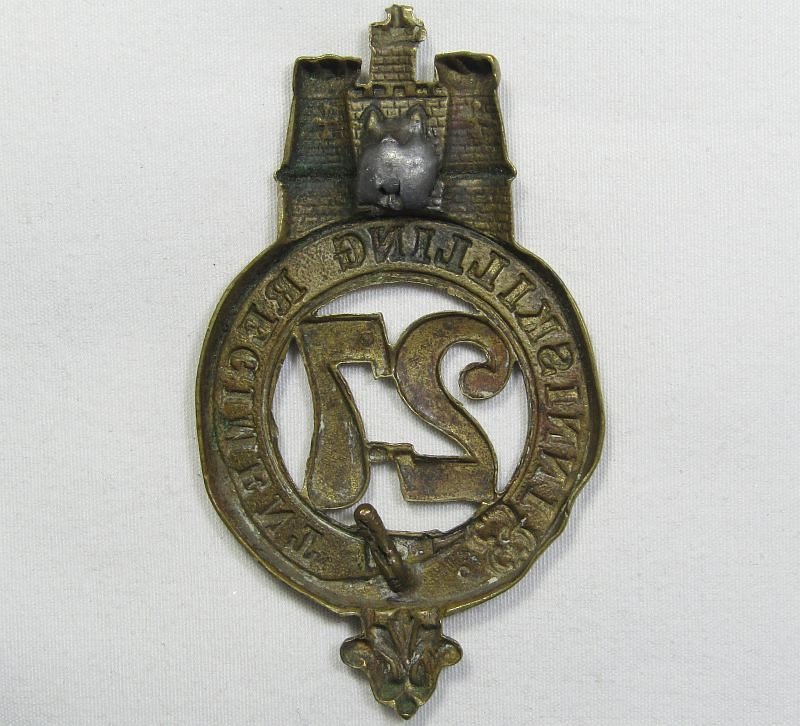 27th Regiment of Foot Inniskilling Glengerry Cap Badge — image 2