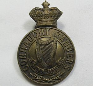 British Victorian Connaught Rangers Cap Badge