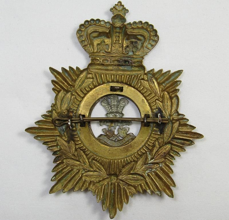 British Victorian Leinster Helmet Plate — image 2