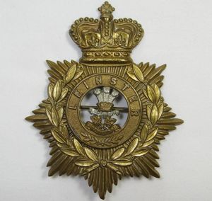 British Victorian Leinster Helmet Plate