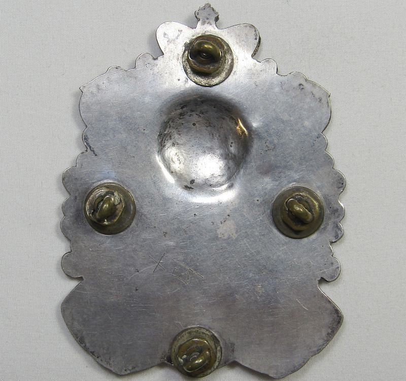 Liverpool Irish Rifle Volunteers Victorian Officer's Pouch Belt Plate — image 2