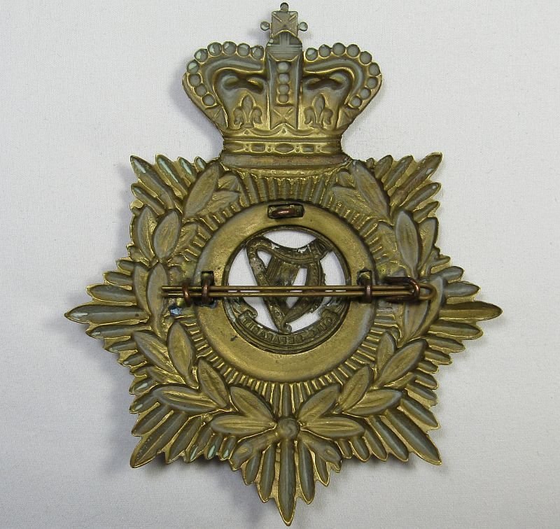 British Victorian Connaught Rangers Helmet Plate — image 2