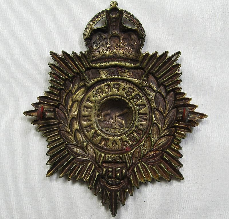 British Royal Marine Sun Helmet Badge — image 2