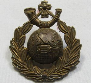 British Royal Marines Light Infantry Cap Badge