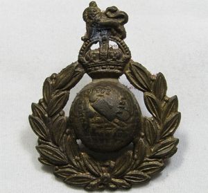 British Royal Marines Cap Badge