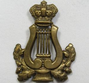British Royal Marine Band Cap Badge