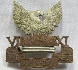 New Zealand W.W.C.T. Cap Badge