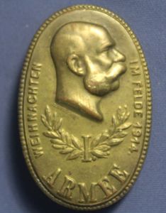 WWI Austrian Armee Badge 1914