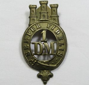 1st Devon Militia Victorian Glengarry Badge