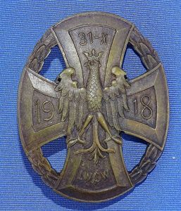 Polish Lwow 1918 Commemorative Badge