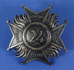 Polish 24th Rifle Regiment Badge