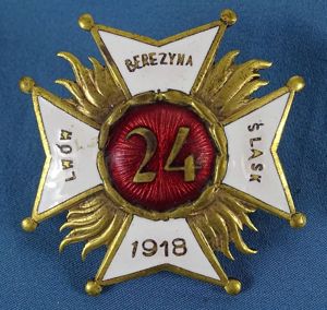Polish 24th Rifle Regiment Badge