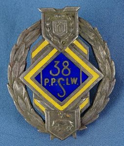 Polish 38th Infantry Regiment of Lvov Riflemen Badge