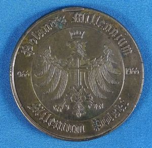 1966 Polish Millennium Medallion