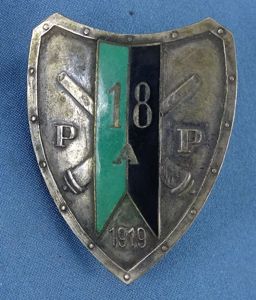 Polish 18th Field Artillery Regiment Badge