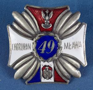 Polish 49th Infantry Regiment Badge