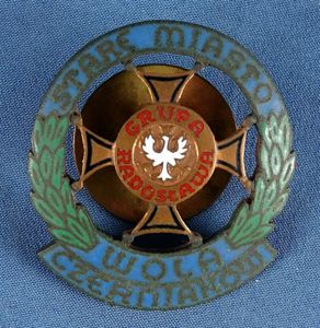 Polish Regimental Badge Grupa Radostawa Wola Czerniakow