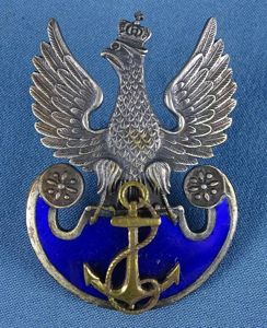 Polish Navy Officer Cap Badge