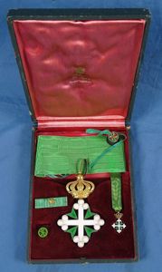 Cased Kingdom of Italy Order of Saints Maurice and Lazarus …