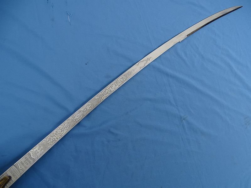 British Model 1831 General Officer's Mameluke Sword with Ivory Grips by Manton & company — image 6