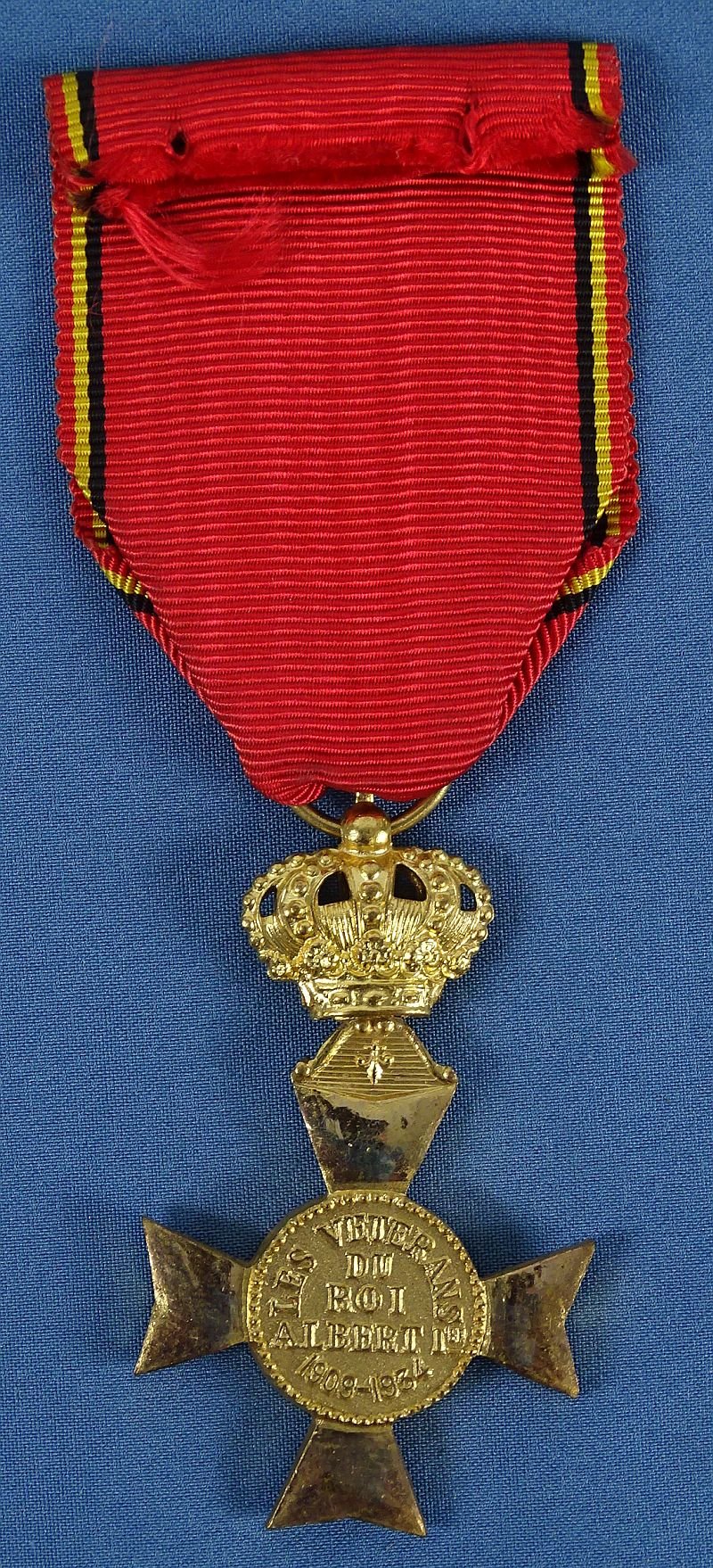 Belgian King Albert World War I Veterans Medal — image 2
