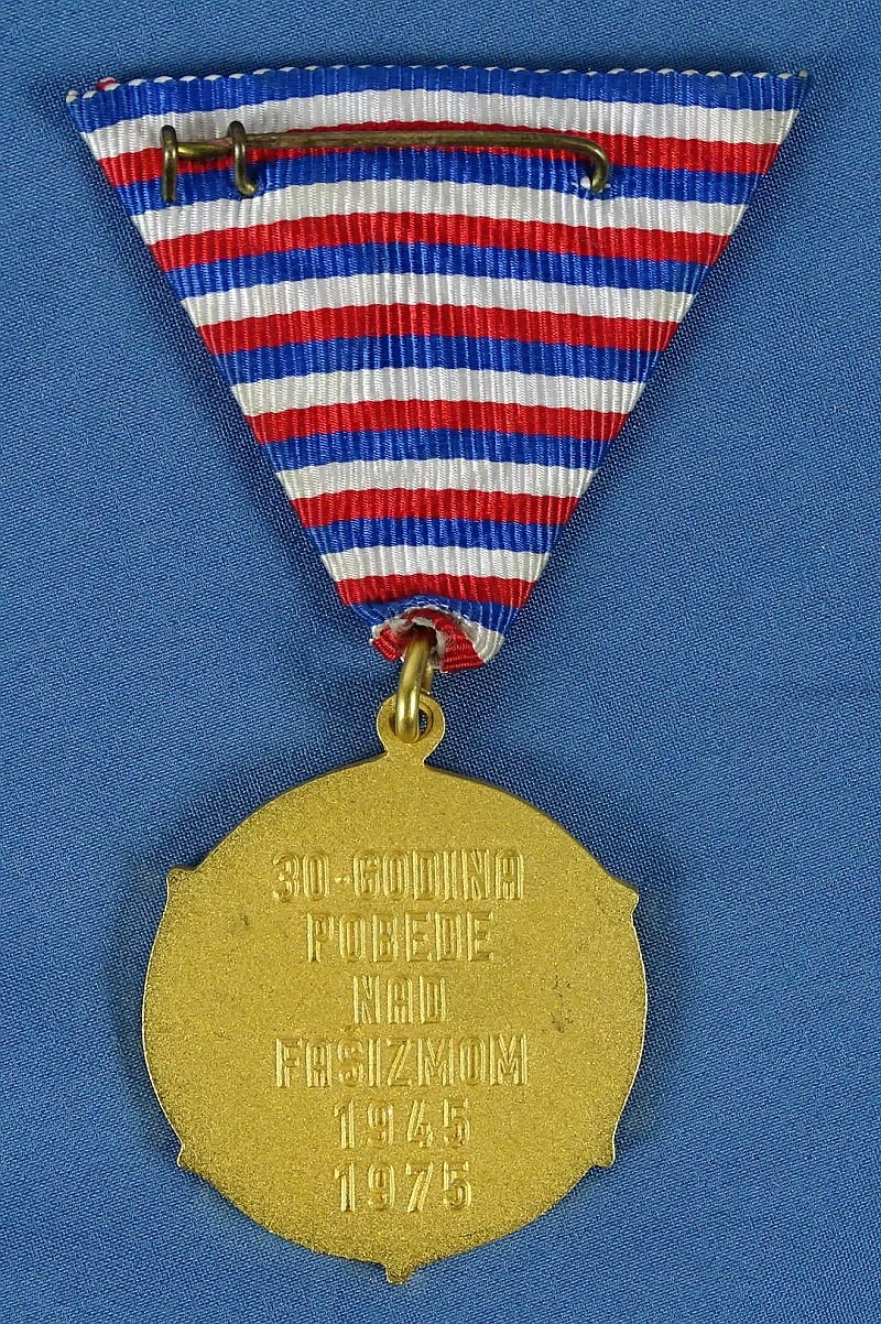 Yugoslavia Medal for 30 Years of Victory Over Fascism — image 2
