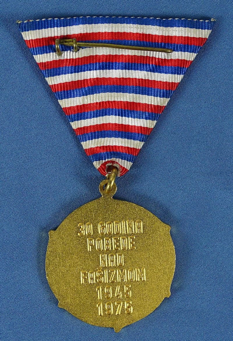 Yugoslavia Medal for 30 Years of Victory Over Fascism — image 2