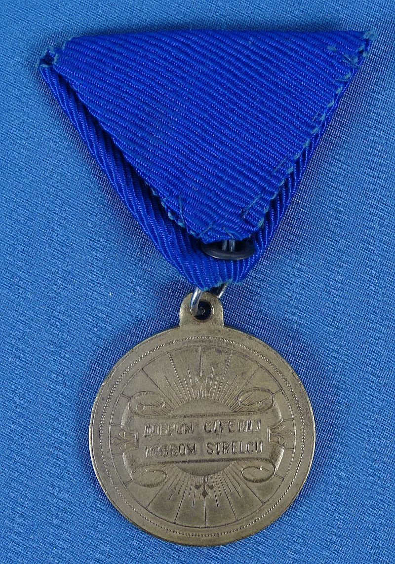 1927 Pattern Yugoslavian Military Marksmanship Medal — image 2