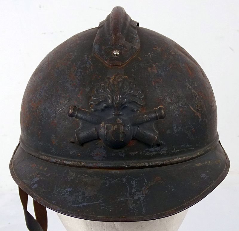French WWI Model 1915 Adrian Artillery Helmet — image 2