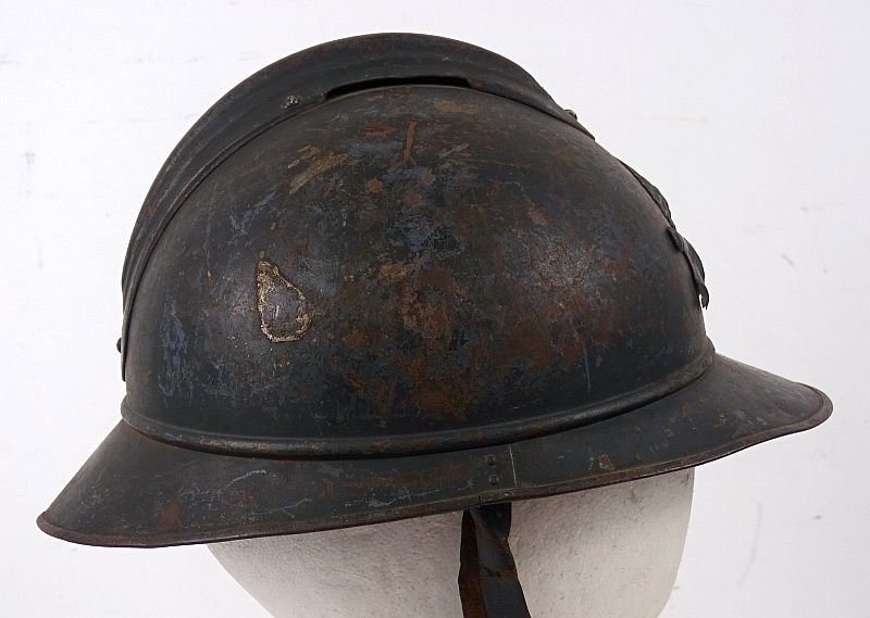 French WWI Model 1915 Adrian Artillery Helmet — image 4