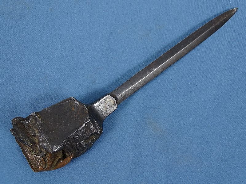 WWI Shell Fragment Trench Art Letter Opener — image 2