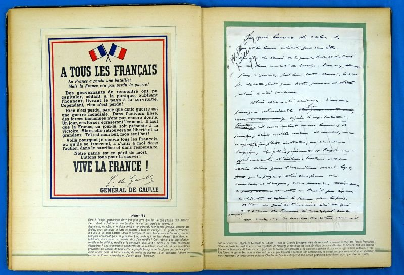 WWII French Wartime Documents Book: 'Du Fond de L'Abime Vers la Resurrection' ('From the Bottom of the Abyss to the Resurrection') — image 3