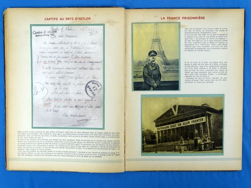 WWII French Wartime Documents Book: 'Du Fond de L'Abime Vers la Resurrection' ('From the Bottom of the Abyss to the Resurrection') — image 4