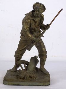 Circa 1870 Statue of a French Sailor