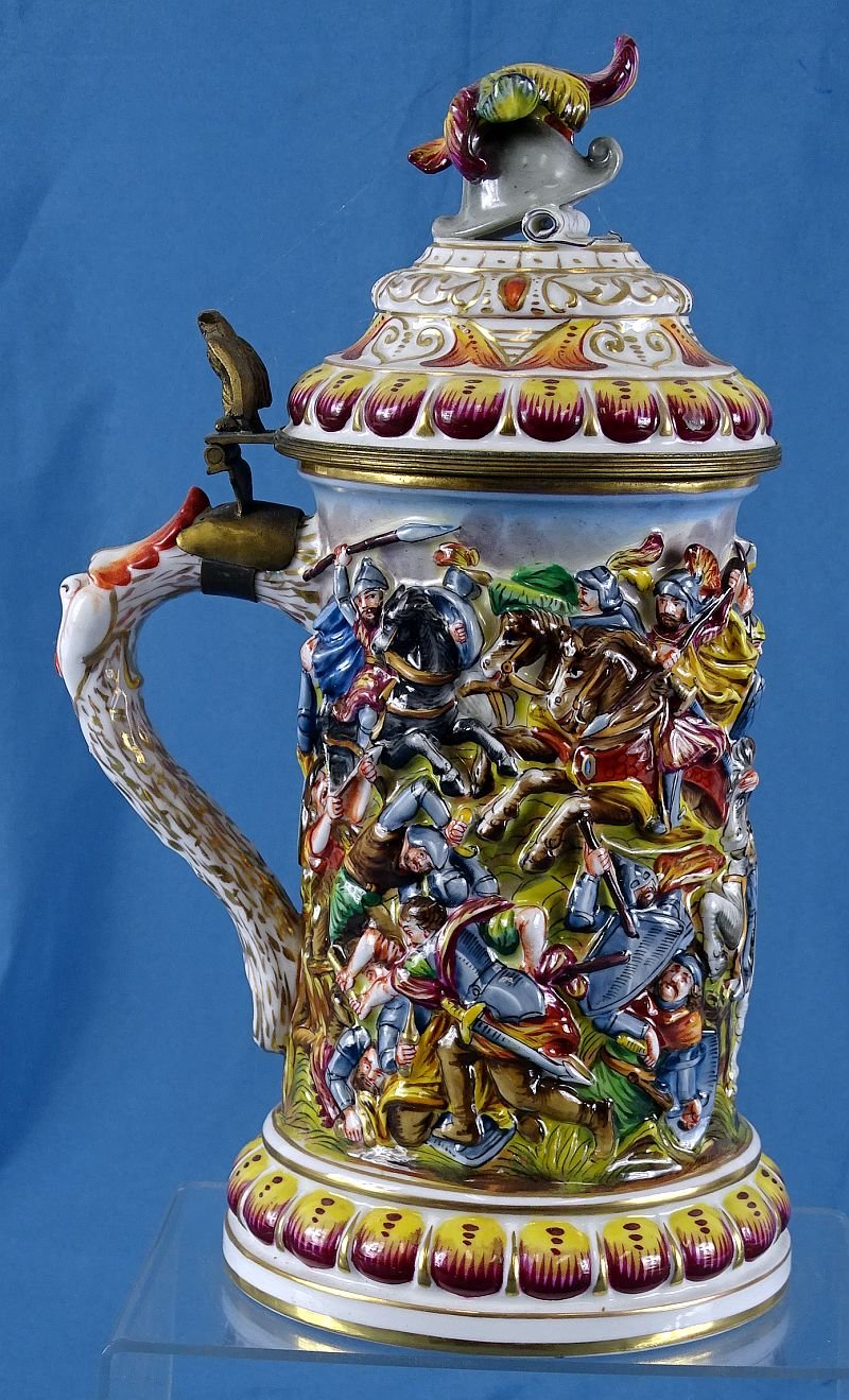 Capo di Monte Ancient Warfare Combat Stein — image 4