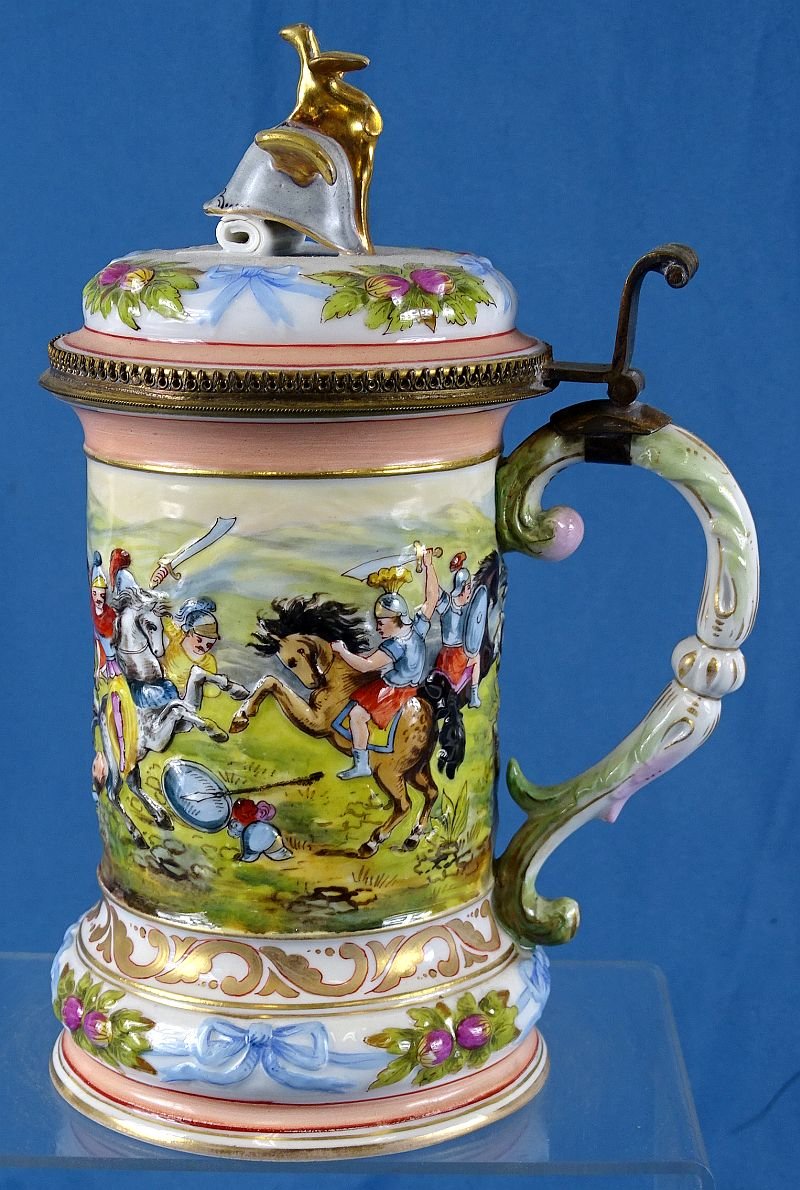 Capo di Monte Ancient Warfare Combat Stein — image 2